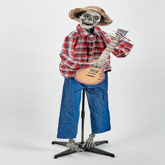 5ft. Animated Singing Scarecrow with Flashing Eyes
